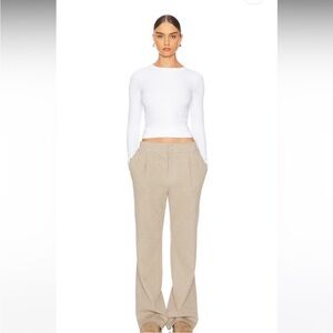 Varley NWT Tan Aberdeen Straight Leg Pant Medium
